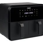 Princess Double Basket Airfryer Double hot air fryer 2.4kW Sort
