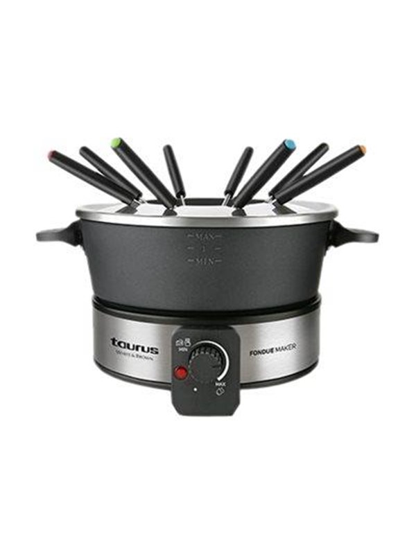 Taurus FF2 - fondue pot - black/stainless steel Taurus FF2 - fondue pot - black/stainless steel