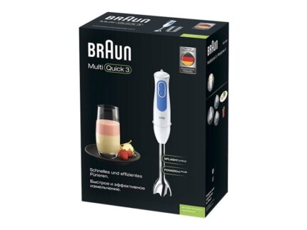 Braun Multiquick 3 Mq 3000 Smoothie+ - Stavblender - 700 W - Hvid/Blå
