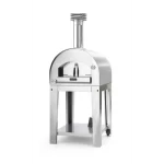 Fontana Forni MARGHERITA INOX GAS Pizzaovn med vogn