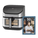 Sobczyk - Digital Airfryer 7,5L + Kogebog med 50 Opskrifter - Bundle