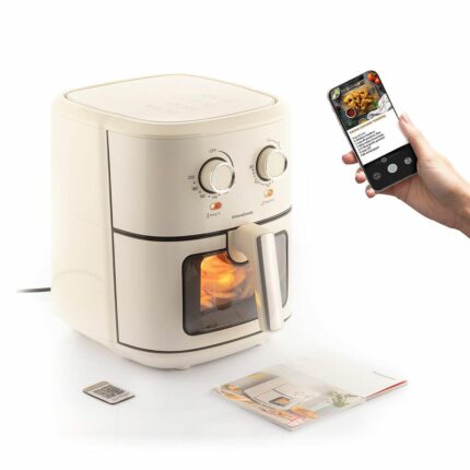 Airfryer 6,5 L - flødefarvet, 1700 W (OUTLET A)