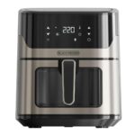 Airfryer Black & Decker BXAF6500E - 6,5 l, 1600 W, sort/sølv