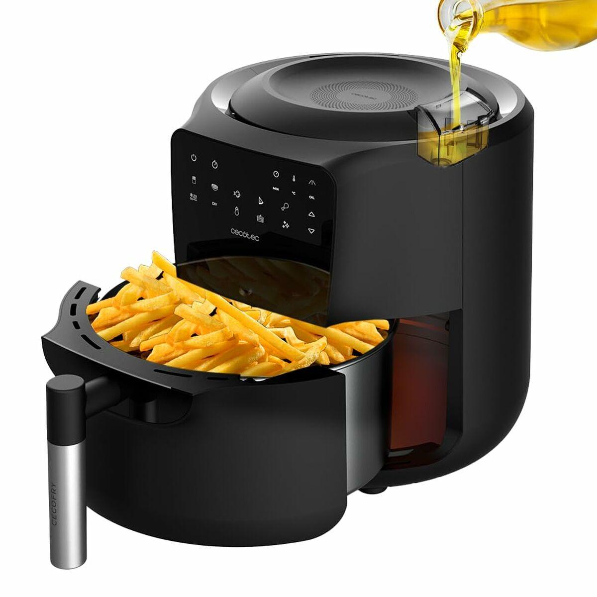 Airfryer Cecofry Rain Pack 5,5 L - 1550 W, sort Airfryer Cecofry Rain Pack 5,5 L - 1550 W, sort
