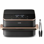 Airfryer Cosori Dual Basket Twinfry Chef Edition 10 l - sort/metallic, 2.800 W