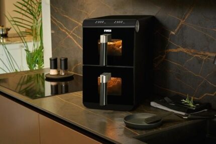 Airfryer Noveen DoubleCrisp AF5050 X-Line 11 l sort, 1.700 W