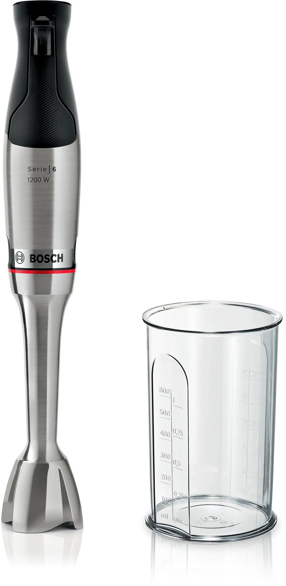 Bosch - ErgoMaster MSM6M810 - Stavblender MaxoMixx Stål - 1200W Bosch - ErgoMaster MSM6M810 - Stavblender MaxoMixx Stål - 1200W
