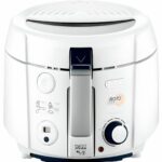 DeLonghi F38436 frituregryde - hvid, 1,5 l, 1.800 W