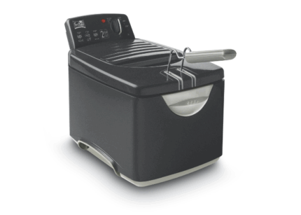 FRITEL Turbo SF® 4179 Frituregryde – 3L Retrodesign med Vindue og Kølig Yderside