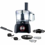 Foodprocessor Continental Edison CERM600B - 600 W, sort