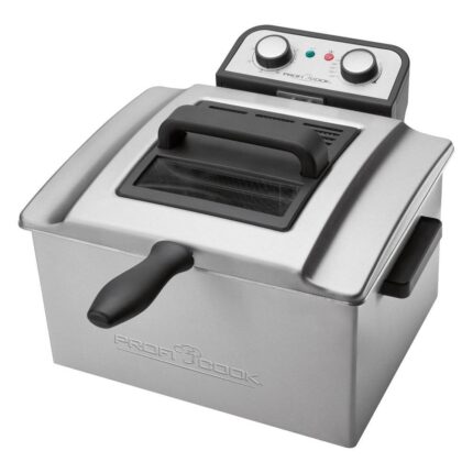 Frituregryde dobbelt ProfiCook PC-FR 1038, 3.000 W, sølv