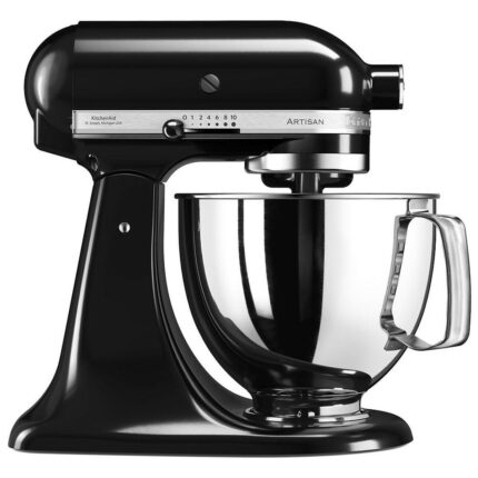 KitchenAid 5KSM125EOB foodprocessor - sort, 300 W, 4,8 l