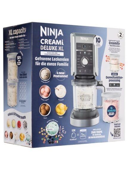 Ninja Ismaskine Creami Deluxe NC502EU - Black / Silver