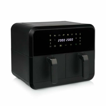 Princess airfryer 8 L (dobbelt 2×4 L), 2.400 W - sort