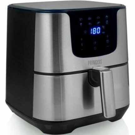 Princess varmluftsfrituregryde 5,5 L - 1.700 W - sølvfarvet