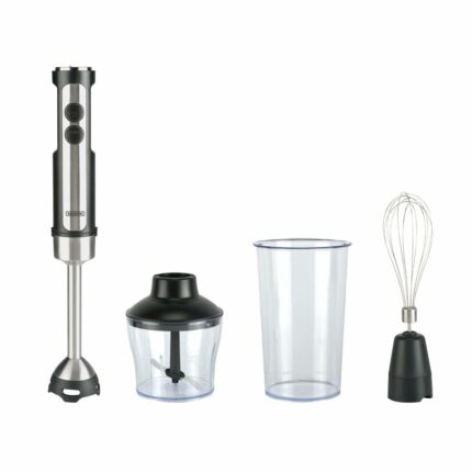 Stavblender Bourgini 222401 1200 W med tilbehør - sølvfarvet