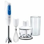 Stavblender Braun MQ3035 Sauce, blå/hvid, 700 W