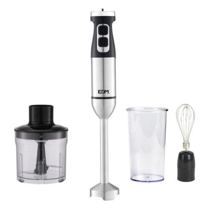 Stavblender med tilbehør EDM 07770 - Sort/Sølv, 1.700 W