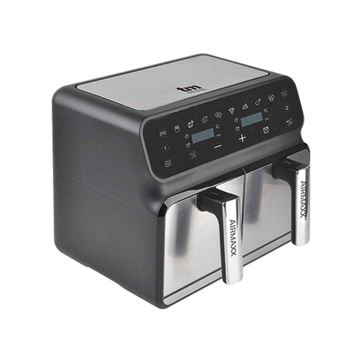TM Electron varmluftsfrituregryde 1700 W - 8 l, dobbelt skuffe TM Electron varmluftsfrituregryde 1700 W - 8 l, dobbelt skuffe