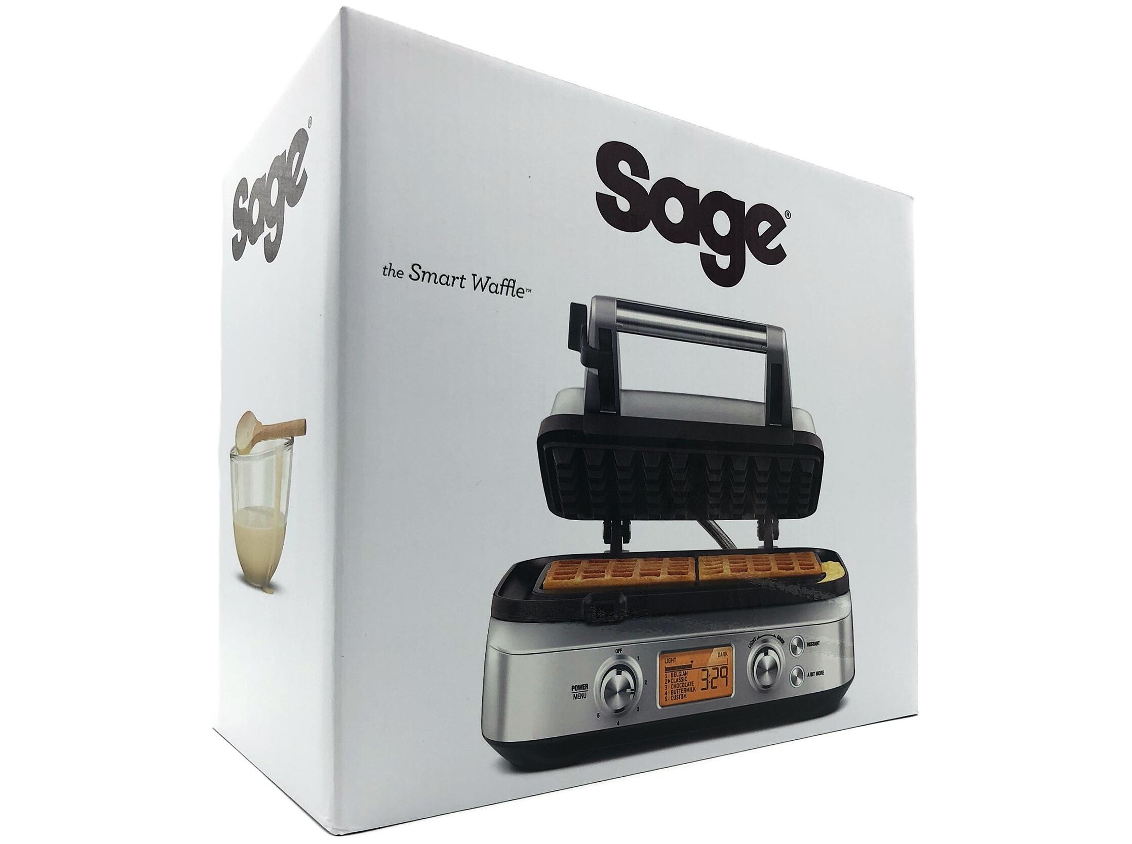 Vaffeljern Sage the Smart Waffle Pro, børstet rustfrit stål Vaffeljern Sage the Smart Waffle Pro, børstet rustfrit stål
