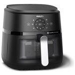 Airfryer Philips 2000 Series NA231, 6,2 l, 1.700 W, sort/sølv