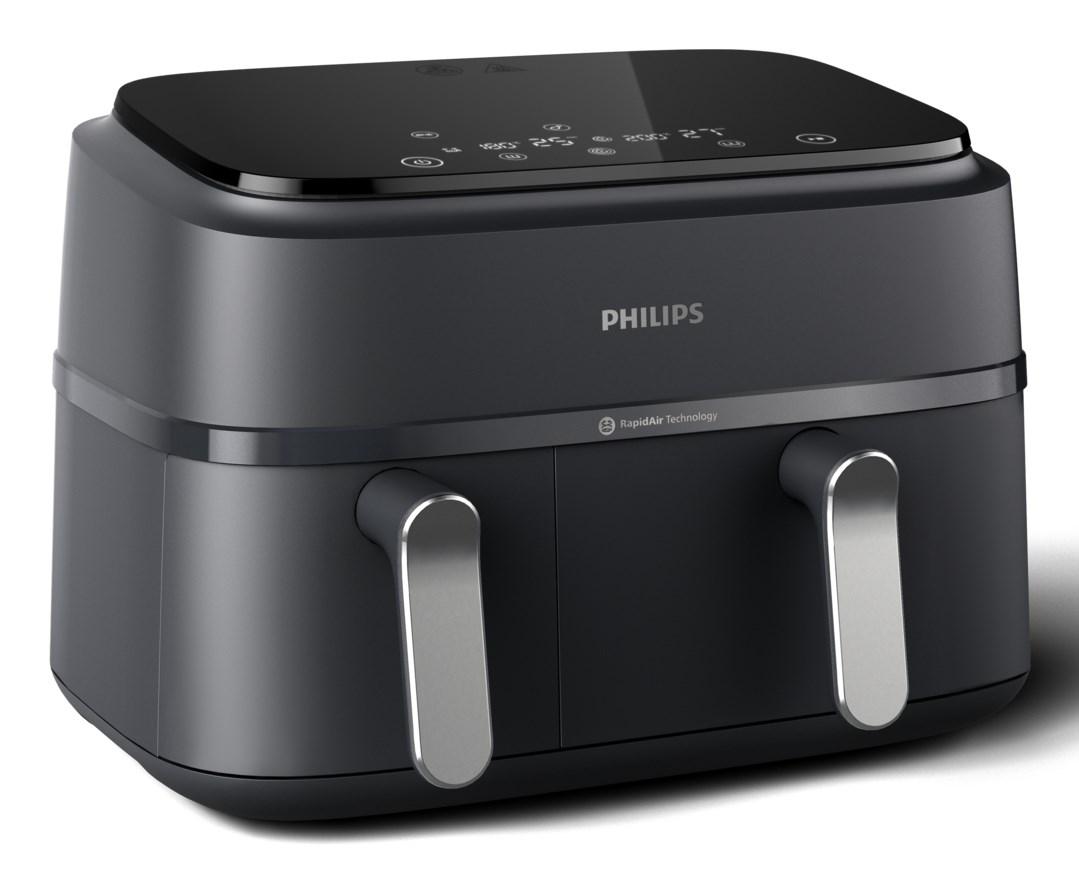 Airfryer Philips 3000 Series NA351/00 med dual basket, 9 l Airfryer Philips 3000 Series NA351/00 med dual basket, 9 l