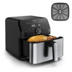 Airfryer Tefal Easy Fry Mega 7,5 l 2.020 W, sort/rustfrit stål