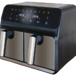 Airfryer dobbelt 8 l Unold 58685, 1.700 W, sort/grå