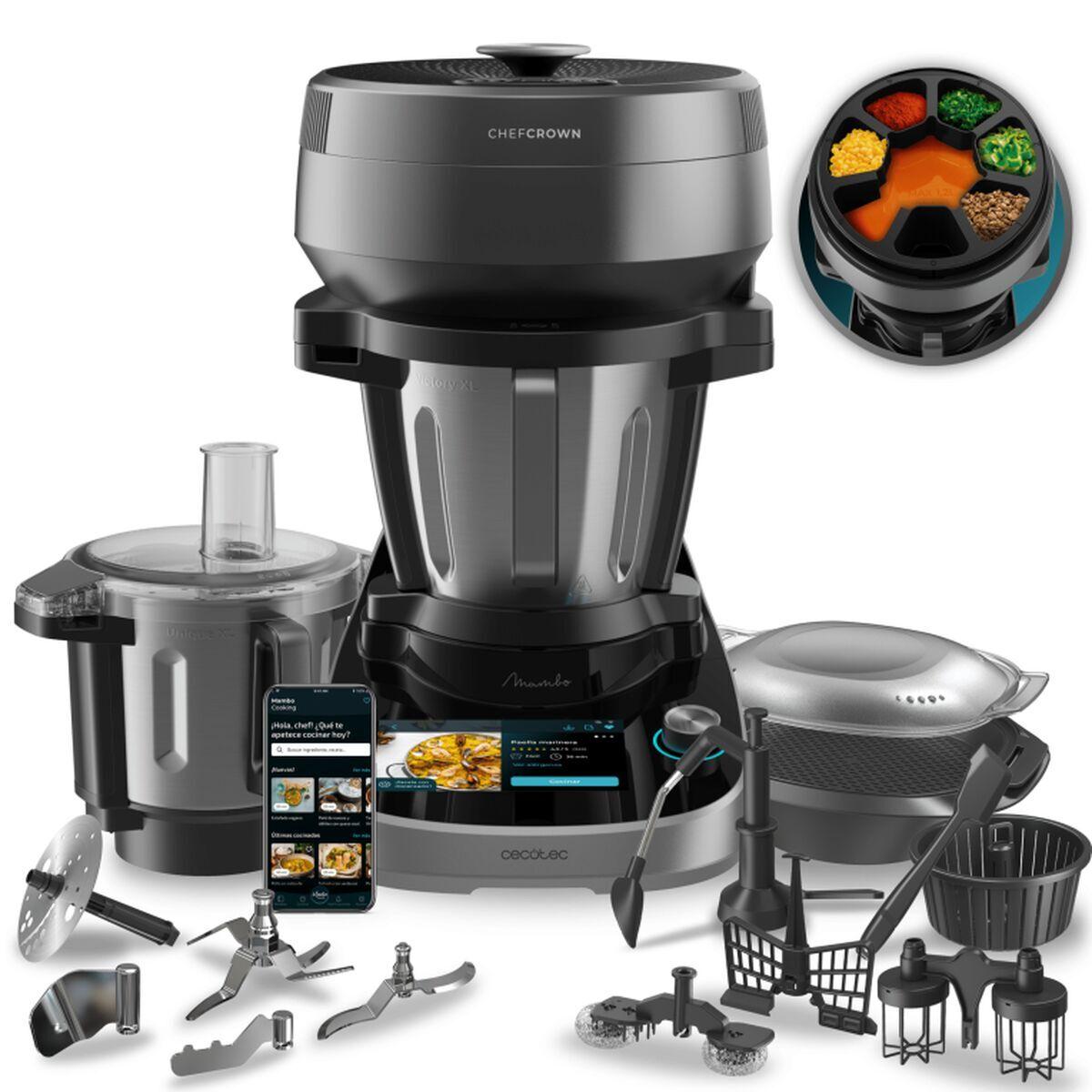Foodprocessor Mambo CooKing Total Gourmet 2200 W 4,5 l - Sort Foodprocessor Mambo CooKing Total Gourmet 2200 W 4,5 l - Sort