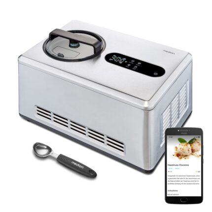 MEDION MD 12170 Kompressor ismaskine 2 L 220 W Rustfrit stål
