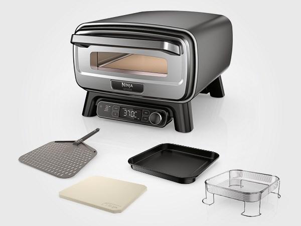 Pizzamaskine Ninja MO201EU pizzaovn 30 cm, 1.760 W, stål Pizzamaskine Ninja MO201EU pizzaovn 30 cm, 1.760 W, stål
