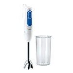 Stavblender Braun Multiquick 3 MQ 3000 Smoothie hvid/blå