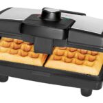 Vaffeljern Clatronic WA 3606, 2 firkantede vafler, sort/rustfrit stål, 800 W