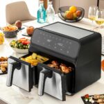 Varmluftsfrituregryde Sort 3400 W 8 L Rustfrit stål (OUTLET B)