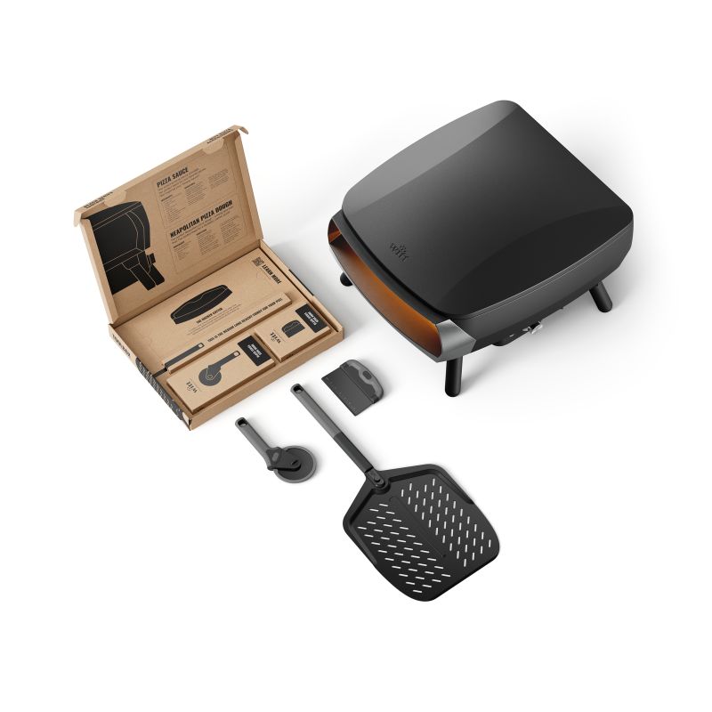 Witt Piccolo Rotante 13" Pizzaovn - Mat Sort - Inkl. ToolBox Witt Piccolo Rotante 13" Pizzaovn - Mat Sort - Inkl. ToolBox