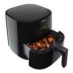 Airfryer Philips Essential HD9280 XL, 6,2 l, 2.000 W, mørk sølv/sort