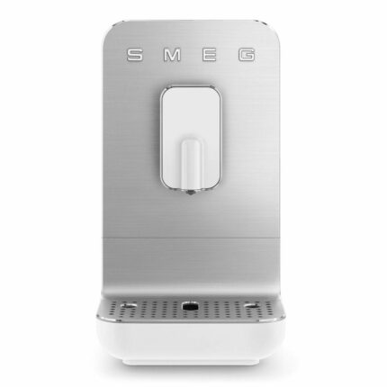Smeg BCC11WHMEU superautomatisk kaffemaskine - hvid/grå, 19 bar, 1,4 l