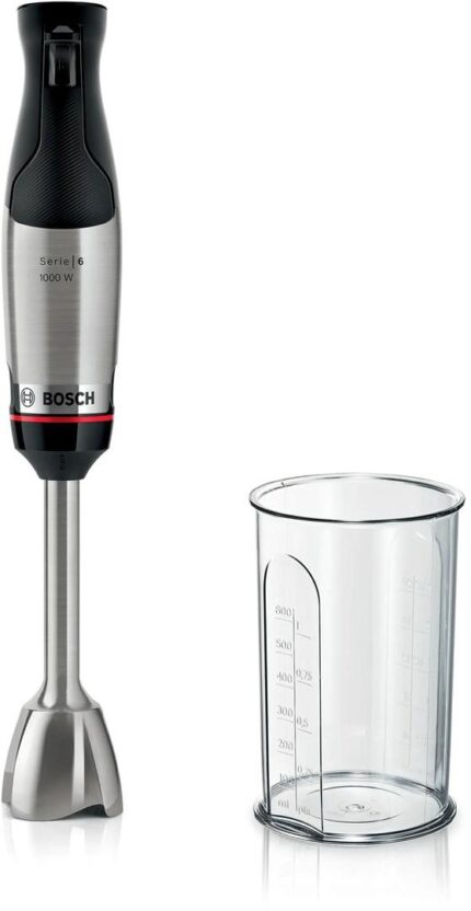 Stavblender Bosch Serie 6 MSM6M610 1.000 W, sort/rustfrit stål