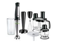 Stavblender Braun Multiquick 7 MQ 7087X 1.000 W højglans-sort/børstet rustfrit stål Stavblender Braun Multiquick 7 MQ 7087X 1.000 W højglans-sort/børstet rustfrit stål