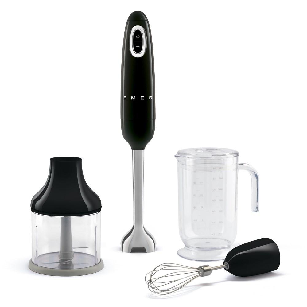 Stavblender SMEG HBF03BLEU 700 W, sort/rustfrit stål Stavblender SMEG HBF03BLEU 700 W, sort/rustfrit stål