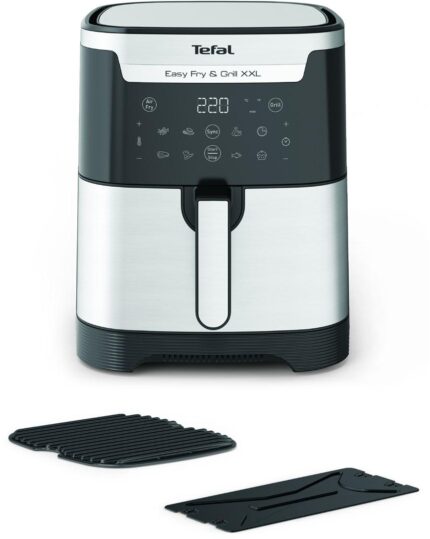 Tefal Easy Fry & Grill EY801D varmluftsfriture 6,5 l rustfrit stål, 1.650 W