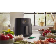 Philips Essential HD9280 Airfryer XL Airfryer 2000W Mørk sølv/sort Philips Essential HD9280 Airfryer XL Airfryer 2000W Mørk sølv/sort