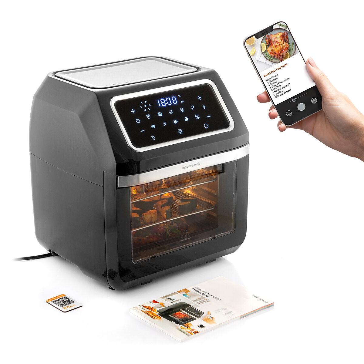 Airfryer - 12 l, 1.800 W, sort rustfrit stål (OUTLET A) Airfryer - 12 l, 1.800 W, sort rustfrit stål (OUTLET A)