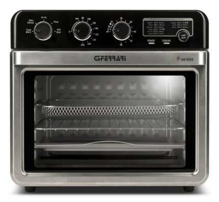 G3Ferrari G10221 airfryer-ovn 32 l 2.000 W, sort/rustfrit stål