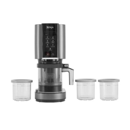 Ninja NC300EU ismaskine traditionel ismaskine 1,4 l, 800 W sort/sølv