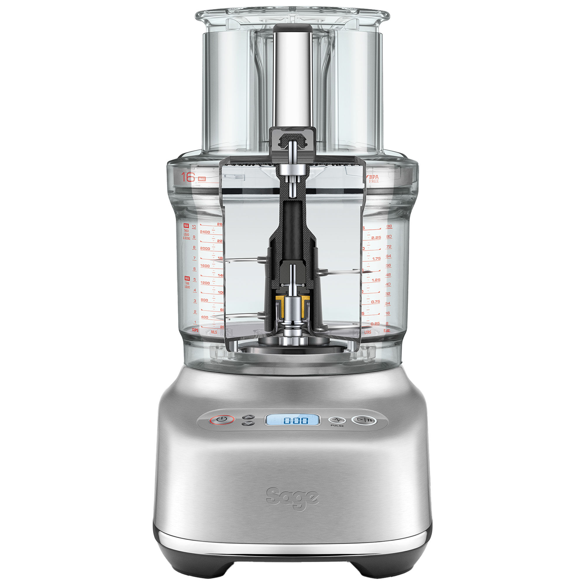 Sage SFP838BSS Paradice 16 Foodprocessor, rustfrit stål Sage SFP838BSS Paradice 16 Foodprocessor, rustfrit stål