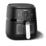 Philips Airfryer 2000-serien NA221/00 4,2 l varmluftsfriture, 1.500 W, sølv/sort