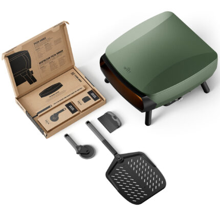 Witt Piccolo Rotante 13" pizzaovn inkl. toolbox, grøn