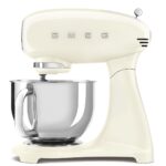 Smeg foodprocessor - flødefarvet aluminium
