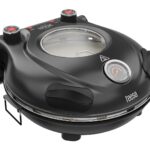 Teesa Supreme pizzaovn 1200 W 32 cm med vindue og aftagelig sten